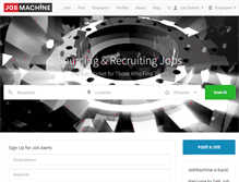 Tablet Screenshot of jobmachine.net